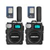 2PCS GLOBAL-PTT G6 POC Walkie Talkies, 2-Pack, 4G LTE, Long Range Up to 5000 Miles, 2-Way Radios (2PCS Black with yearly SIM) view 1