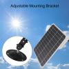 10W Solar Panel for Outdoor Security Camera - Monocrystalline Silicon, 360 Degree Bracket, Efficient and Eco - Friendly Charging Solution for Home Security view 4