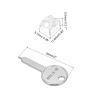 MECCANIXITY 12pcs Port Blocker Locking RJ45 Port/Dust PC Blocker with Coded Key,Transparent view 2
