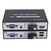 Primeda-telecom VGA Over Fiber Media Converter Adapter with KVM and Independent Stereo 3.5mm Audio Singlemode Single Fiber up to 20Km Multimode 500m A Set view 1
