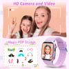 Kids Smart Watches Girls Age 3-12, Smart Watch for Kids with 32 Games HD Touch Screen Camera Video Alarm Music Audiobooks Pedometer Flashlight 12/24 hr Toys Birthday Gifts for Girls Ages 5 6 7 8 9 10 view 3