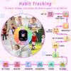 Kids Smart Watches Girls Age 3-12, Smart Watch for Kids with 32 Games HD Touch Screen Camera Video Alarm Music Audiobooks Pedometer Flashlight 12/24 hr Toys Birthday Gifts for Girls Ages 5 6 7 8 9 10 view 4