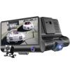 Car Dashboard Camera, 3 Lenses DVR with HDR Parking Monitor, Cam Recorder for Monitor with Sens view 1