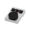 NLOFIN Macro Programmable Keypad,Mini 3-Key OSU Programmable Mechanical Keyboard,Copy Paste Keyboard with Knob Type-C Interface Compatible,Support for Win and Mac Systems (Silver) view 1