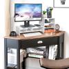 PZLVAME Computer Monitor Riser, Desktop Laptop Computer Monitor Storage Organiser Screen Riser with 3 Layer Shelf for Home Office, 50  20  13.2 cm (White) view 3