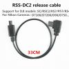 ronin R Cable for nikon d750 d7200 Camera Shutter Release for stabilizer Control Cable Support Ronin - sc/rsc2 rs2 / rs3 / rs4 / Focus pro Handheld Camera stabilizer d7000 D7500 (RSS-DC2) view 2