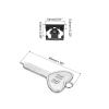 MECCANIXITY 12pcs Port Blocker Locking USB Port/Dust Metal Blocker with Coded Key,Black view 2