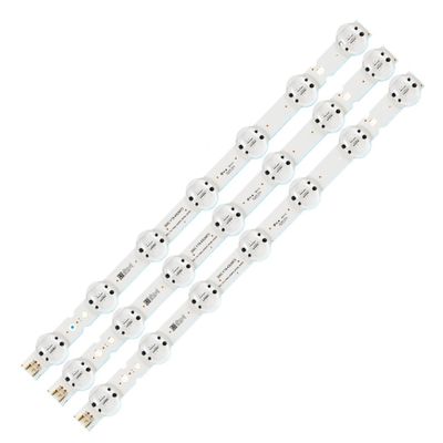 AKOUFAL LED Backlight Strip Fit for LG 43'' TV 43UM7340PVA 43UM4390PLC 43UM74006LB 43UM7450PLA 43UM7390PLC 43UM7400PLB 43UM7300PSA(1 Set - 3 pcs)