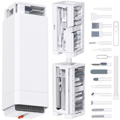 VICHYIE 32 in 1 Multi-Function Cleaning Kit for Electronic Devices (White)