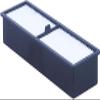 ELPAF43/V13H134A43/V13H134A45/ELPAF45 Replacement Air Filter for EPSON PowerLite Pro G6050W G6170NL G6150NL G6270W G6450WU EB-1440Ui 1450Ui 1460Ui 4550 4650 4770W 5520W 4750W projector view 4