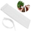 80Pcs Christmas Garland Ties White Hook and Loop Plant Cable Ties Adjustable Holiday Garland Ties Nylon Garden Plant Cable Strap for Wreath Garland Making Xmas Tree Door Banister Stairway Decoration view 1