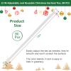 80Pcs Christmas Garland Ties White Hook and Loop Plant Cable Ties Adjustable Holiday Garland Ties Nylon Garden Plant Cable Strap for Wreath Garland Making Xmas Tree Door Banister Stairway Decoration view 2