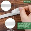 80Pcs Christmas Garland Ties White Hook and Loop Plant Cable Ties Adjustable Holiday Garland Ties Nylon Garden Plant Cable Strap for Wreath Garland Making Xmas Tree Door Banister Stairway Decoration view 3