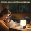 Yuehetian Hidden Camera Spy Camera Night Light, Nanny Cam Hidden Camera with HD 4K Video, Night Vision, Motion Detection, Adjustable Light Color, Hidden Security Camera Indoor for Home view 3