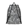 Silver Sequin Sparkle Pattern Print Unisex Versatile Canvas Backpack Vintage Travel Hiking Carrying Laptops Rucksack view 3