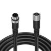 DRRI M12 Sensor Actuator Signal PUR Cable Waterproof A Coded 4-PIN Male to Female for DeviceNet, IO Link and Profibus view 1