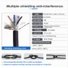 DRRI M12 Sensor A Coded 4-PIN Male to Female Industrial Communication Cable PUR Shielded Connection Wire Industrial Waterproof view 2