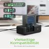 ICY BOX IB-2924MSCL-C31 USB 3.2 Gen 2 [3.1 Gen 1] Type-C Black Storage Drive Docking Station view 3