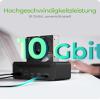ICY BOX IB-2924MSCL-C31 USB 3.2 Gen 2 [3.1 Gen 1] Type-C Black Storage Drive Docking Station view 4