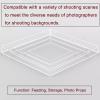 Acrylic Shallow Water Tank Photography Shooting Sink, 5cm/2in High Transparent Deep Water Tank Photo Prop Tray for Storage, Photography, Display(80x80x5cm/31.5x31.5x2in) view 4