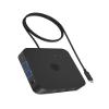 ICY BOX USB-C Docking Station (12-in-1) for 3 Monitors (3X HDMI), 4K 60Hz, 6-Port USB 3.2 HUB (up to 10Gbps), 85W PD, Gigabit Ethernet, IB-DK4090-C view 1