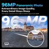 KanDao QooCam 3 Ultra 360 Action Camera,10-Bit Video, 8K Waterproof Sports Camera Dual 1/1.7" Sensors,96MP Photo,HDR,F1.6 Fast Aperture, Built-in GPS, Stabilization, AI Tracking,in-Camera Stitching view 3