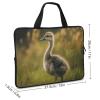 Laptop Carrying Case 15 Inch Little Duck in The Field Laptop Bag for Men Women Computer Bag Messenger Bag for Work view 2