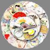 50 Pcs Fan Stickers Vinyl Funny Aesthetic Cute Fan Sticker for Water Bottle Laptop Skateboard Luggage Computer Scrapbook Notebook Bicycle Cars Bumper,Waterproof Trendy Sticker for Adults Teens view 2
