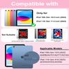 MePadKey Touchpad Keyboard Case for iPad (A16) 11th 10th Generation, 360 Rotation Cover with Pencil Holder Wireless Backlit Detachable Keypad for iPad 11 inch 2025/10 Gen 10.9" 2022 Pink view 2