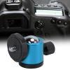Gavigain Tripod Ball Head, Metal Ball Head Camera Tripod Head Universal 360 Rotating Hot Shoe Mount for Tripod, Monopod, DSLR, SLR, Camera (Blue) view 2