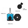 Gavigain Tripod Ball Head, Metal Ball Head Camera Tripod Head Universal 360 Rotating Hot Shoe Mount for Tripod, Monopod, DSLR, SLR, Camera (Blue) view 3