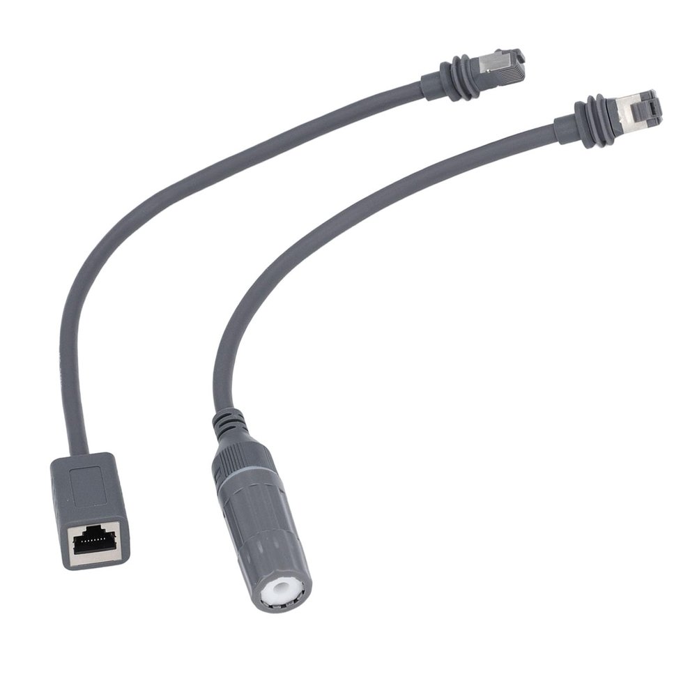 1 Pair SPX Male to RJ45 Adapter, 1200Mbps Speed SPX to RJ45 Connector for Gen3 Dish and Router, Waterproof Starlink Ethernet Cable for Starlink Cable Gen 3 Replacement