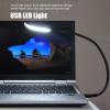 XHTLLO USB Reading Light, Adjustable Brightness, Flexible Proceedoseneck, Touch Switch Night Lamp for Laptops and Desktops, Portable and Lightweight view 2