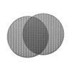 REPAIROCK Universal 3 Inch Speaker Grills Mesh for Audio Subwoofer 84x6.5mm Grille without Frame Black - Pack of 2 Auto Replacement Parts view 1