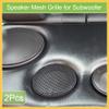 REPAIROCK Universal 3 Inch Speaker Grills Mesh for Audio Subwoofer 84x6.5mm Grille without Frame Black - Pack of 2 Auto Replacement Parts view 2