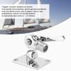 Stainless Steel VHF Antenna Ratchet Mount Dual - Axle Base for Marine Boats - & Installation Solution view 2