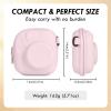 HIYQIN Hard EVA Storage Case Widely Compatible with Fujifilm Instax Mini 12/11/9/8/99/40, Instant Camera Protective Carrying Case with Adjustable Strap - Cherry Pink view 3