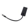 USB C to Ethernet Adapter Compact Light USB Type C to RJ45 Gigabit Cable Converter for Tablets Made from Aluminum Alloy Black view 3
