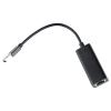 USB C to Ethernet Adapter Compact Light USB Type C to RJ45 Gigabit Cable Converter for Tablets Made from Aluminum Alloy Black view 4