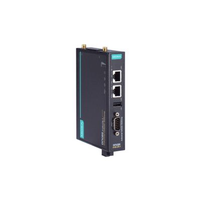 OnCell 3120-LTE-1-US, Industrial LTECat1 Gateway, 1 x RS232/422/485 Serial, 2 x 10/100BaseT(X) RJ45, Op: 0 to 55C