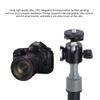 Mini Ball Head, Universal Tripod Ball Head Double Hot Shoe Base Multi Function Double Ball Dead Adapter for Tripod, Monopod, DSLR, Camcorder view 3