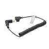 D-tap to Right Angle XLR 4 Pin Coiled Power Cable for DSLR Camcorder S-Ony F5 F55 SXS Camera R88 Monitor view 3