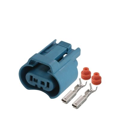 DLAHPJPT Automotive Electrical connectors 1 Set 2 Pin Female Plastic Housing Socket Car Headlight Fog Lamp Pl/*UG 9005 HB3 Auto Wire Connector for DJ7028WA-2.8-21(20 Sets)