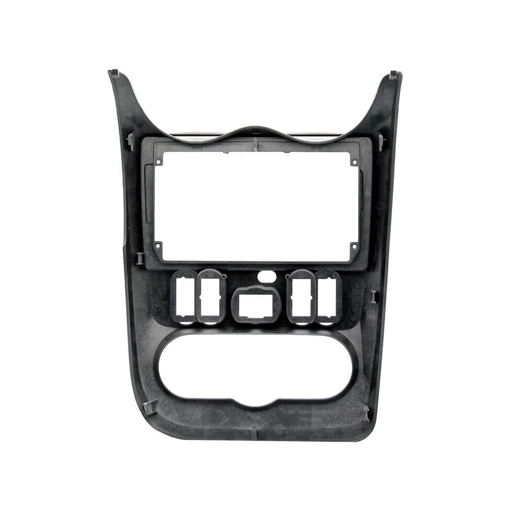 Automotive Interior Multimedia Panel 2 Car Radio Fit For Renault Sandero Fit For Dacia, Duster Double Radio Frame Adapter CD Panel Trim Bezel Fashionable And Aesthetically Pleasing(Frame-canbus-silver