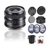 Sigma 24mm f/3.5 DG DN Contemporary Lens for Sony E (404965) Bundle: 3-Piece Filter Kit, Lens Pouch, Full Cleaning Kit, Lens Cap Keeper, Lens Hood, Magnetic Metal Cap, Front and Rear Caps view 1