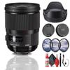 Sigma 28mm f/1.4 DG HSM Art Lens for Nikon F (441955) Bundle: Lens Hood, Front and Rear Lens Caps, 3-Piece Filter Kit, Full Cleaning Kit, Lens Cap Keeper view 1