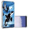 Tudguiloae for Boox Palma Clear Case (Killer whales seabirds) with Corner Bumpers - 6.13 inch Glitter E-Reader Clear Case Slim Lightweight Scratch-Proof Soft for Boox Palma Clear Cover for Women Girls view 1
