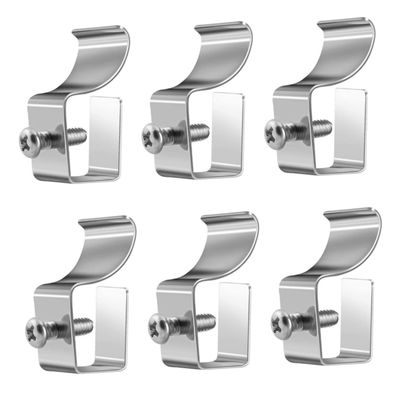 KOMBIUDA 12pcs Heavy Duty Vinyl Siding Hooks No Needed Wall Hangers for Outdoor Security Cameras Clips for Easy Installation for Seasonal Use