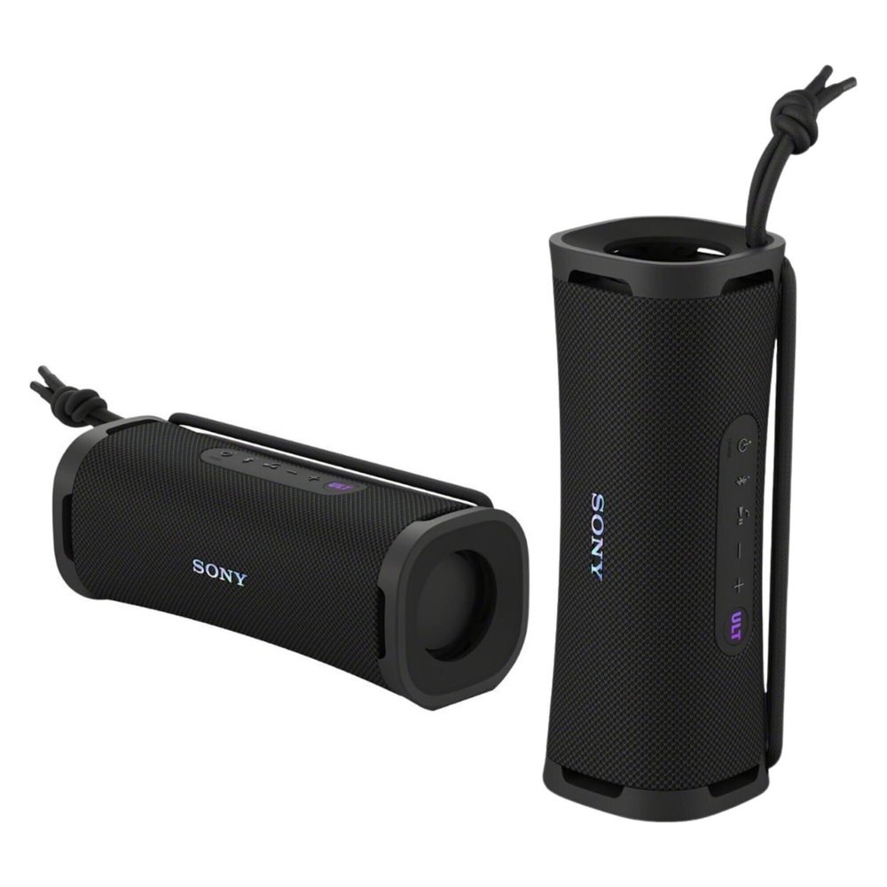 Sony ULT Field 1 Bluetooth Wireless Portable Speaker with Echo Canceling Technology (Black, 2-Pack) Bundle (2 Items)