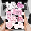 Clear Back Cover Insert for Kindle Paperwhite 11th Generation 6.8" | Bookish Cardstock Insert for E Reader | Paper Insert | Booktok Stickers Case Insert | Smut Spicy Bookworm Gifts (Black Checkered) view 3